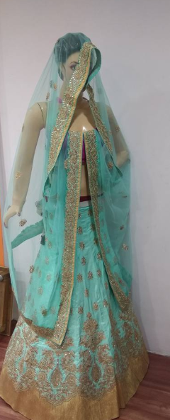 This colour! This lehenga! #lehenga #greenlehenga #gharara #sharara | TikTok