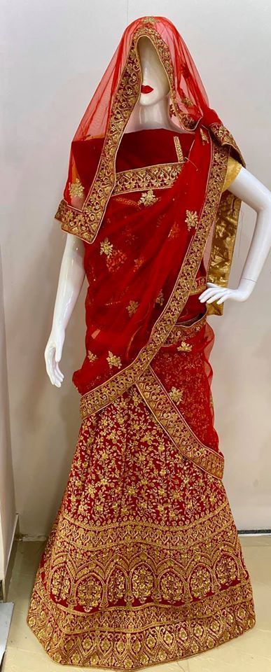 Pure Chiffon - Gota Work - Lehenga Cholis: Buy Indian Lehenga Outfits  Online | Utsav Fashion