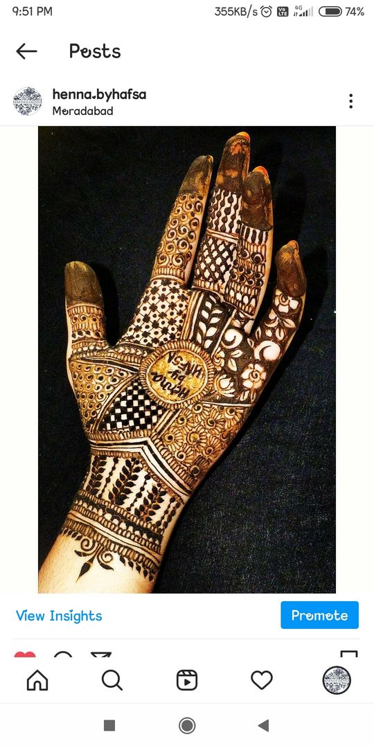 tatoo #mehndi #girl #nojoto Nimmi