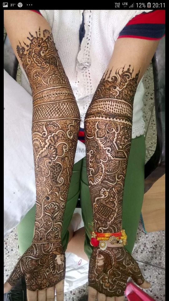 Hathphool Dulhan Mehendi Design Service at best price in Gurgaon | ID:  7272237148