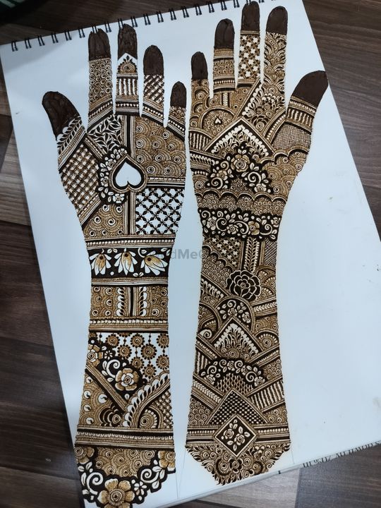 Art Passion 3/4 Bride & Bridegroom Design Mehndi Tool's| Henna Stamps  Stencils for Easy