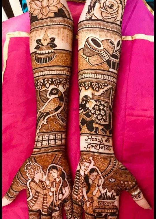 Sawan Special: लड़कियों के लिए लेटेस्ट मेहंदी डिजाइन्स, देखिए तस्वीरें -  latest mehndi designs for sawan-mobile