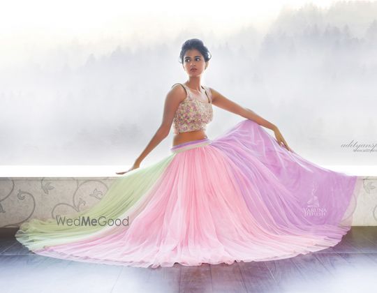 Varuna sales jithesh lehengas
