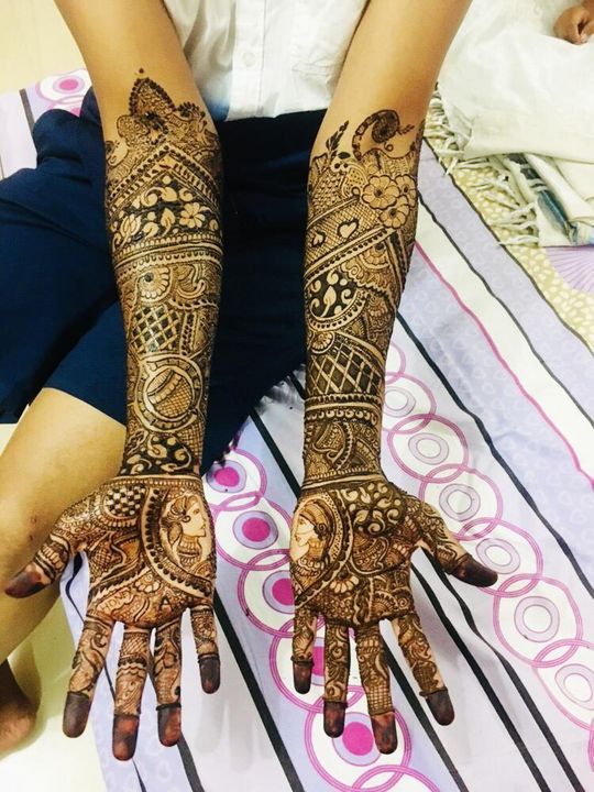 Beautiful Mehndi Designs by @jignesh_mehandi_art 🍂✨ | Instagram