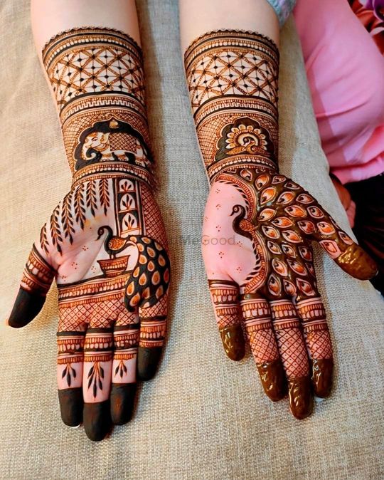 Easy Beautiful Mehndi designs for Back hands || Bridal mehndi artist -  Prati Creations - YouTube