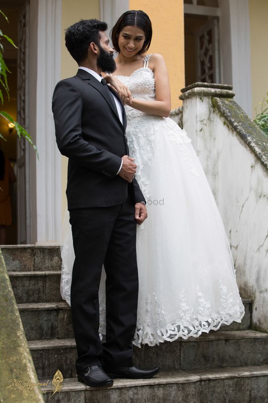 Minimalist Goa Wedding With All Customised Bridal Outfits | WedMeGood