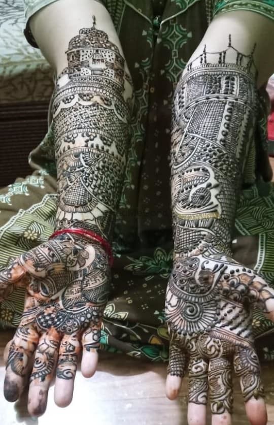 Bridal Mehndi Designing Services at best price in Hyderabad