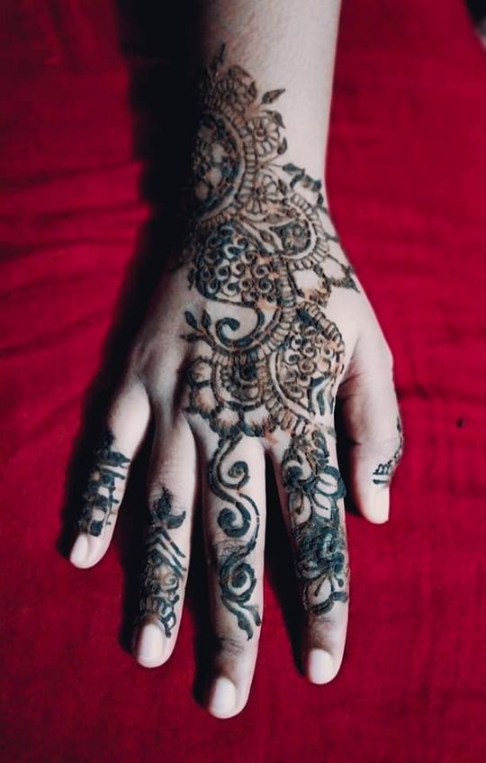 mehandi design #arabic mehndi designs #bridal mehndi designs #Indo-Arabic mehndi  designs Images • anvi (@468226753) on ShareChat