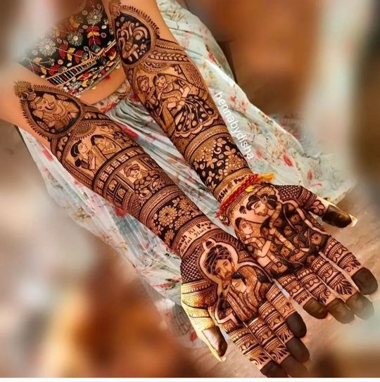 31+ Unique 'Bridal Mehndi Hand' Portraits That We Absolutely Love |  WeddingBazaar