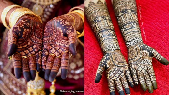 51 Beautiful Mylanchi designs for hands || Kerala mehndi designs | Mehndi  designs front hand, Unique mehndi designs, Khafif mehndi design