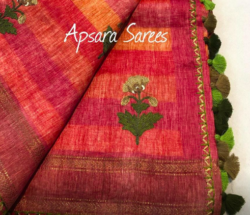 APSARA - IVORY COLOR - BANARASI SILK SAREE – Trendy Touch Boutique