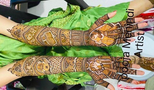 When a Harry Potter fan gets married... Really impressed with this henna  design. : r/harrypotter