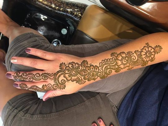 Tiki Mehndi Designs for Fingers