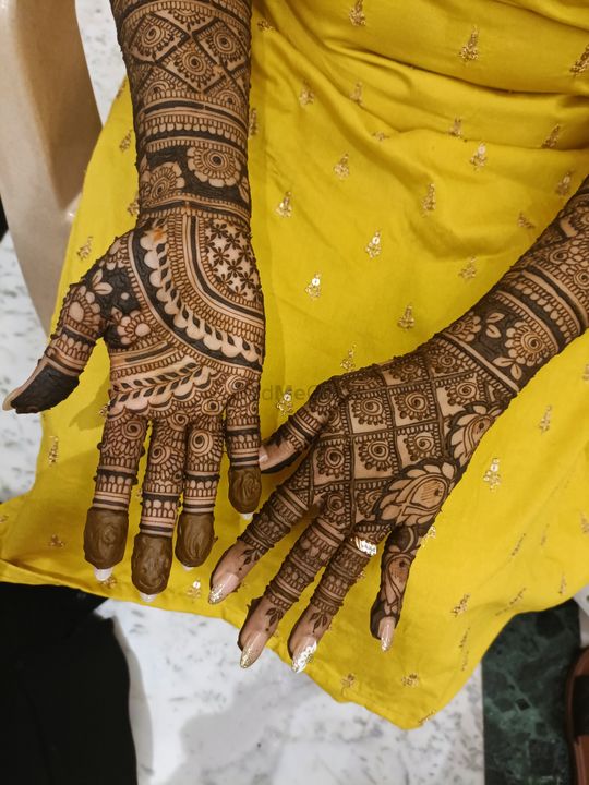 Instagram post by Mangalore mehendi artist • Jul 6, 2019 at 5:32pm UTC |  Mehndi design pictures, Bridal henna designs, Latest bridal mehndi designs