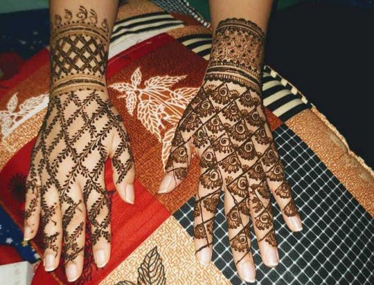 Krishna Radha mehendi | Dulhan mehndi designs, Bridal mehndi designs, Mehndi  designs