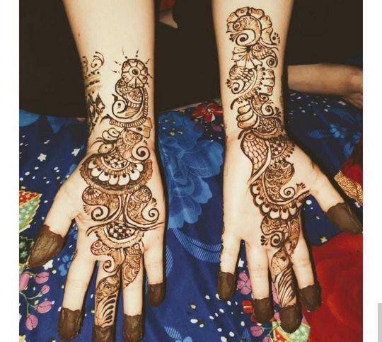 Radha krishna mehndi design - Mehndi Design World