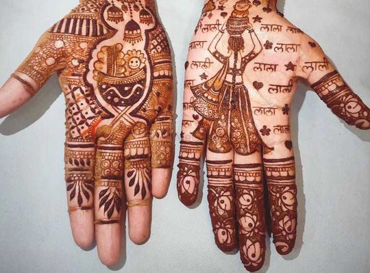 11 Boys Mehndi Motifis to Try This Wedding Season | Henna designs for men, Henna  designs, Modern henna designs