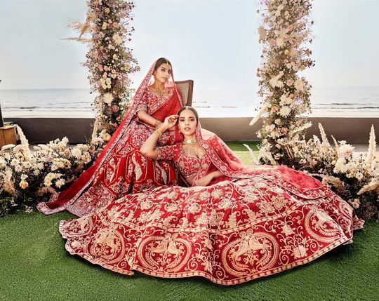 Breathtaking Heavy Lehengas We Spotted On Real Brides | WeddingBazaar