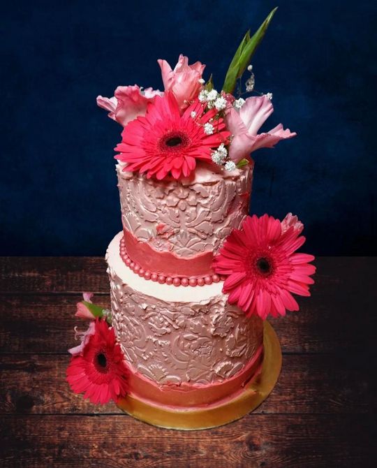 Strawberry organic ombre cake in Bangalore at best price by Elshadai  Enterprises - Justdial