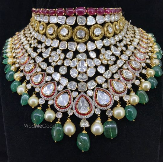 Diamond polki jewellery designs hotsell