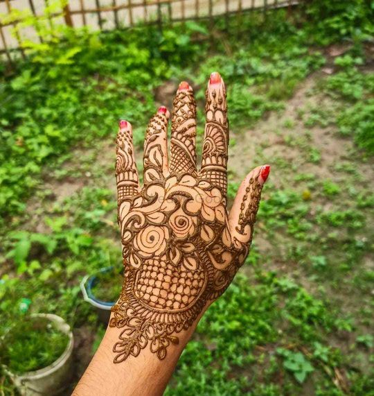 kanchipuram mehandi artist King and Queen's Face! Mehndi - YouTube