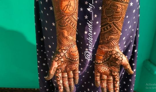 Unique Back hand Bridal Mehndi Design - Wedding Secrets