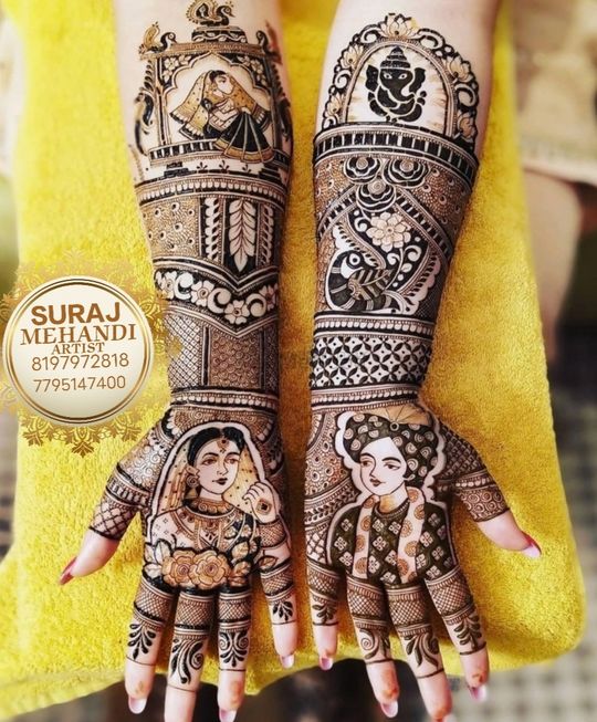 Traditional Sudanese Henna at Scottsdale, Arizona Wedding