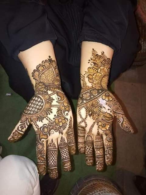 Beautiful Henna Hand Tattoos by Anil Bridal Mehandi Artist