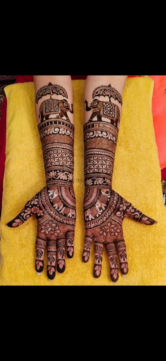 Mehendi by Ravi Bhopal on Instagram: “#mumbai #mehandi #mehndidesign  #mehndiart #mendhi #myart … | Mehndi design pictures, Baby mehndi design,  Unique mehndi designs