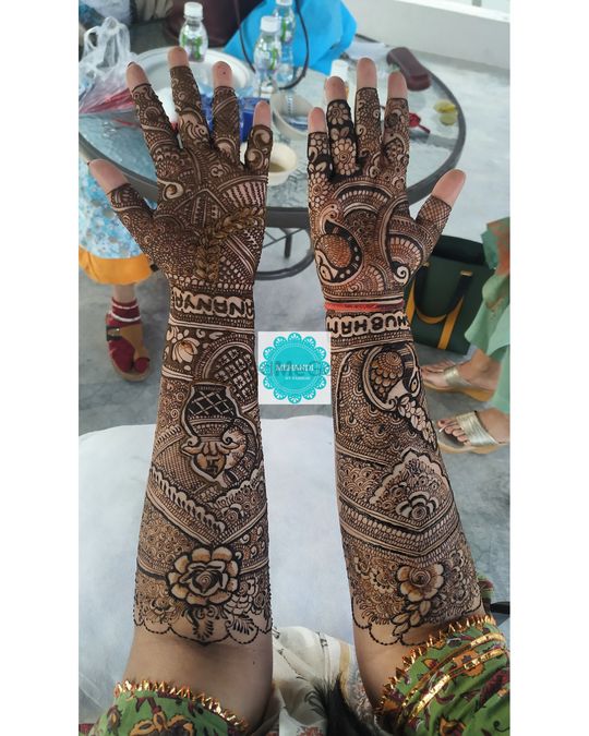 Latest 15 Simple Arabic Mehndi Designs This Wedding Season! - Hiscraves