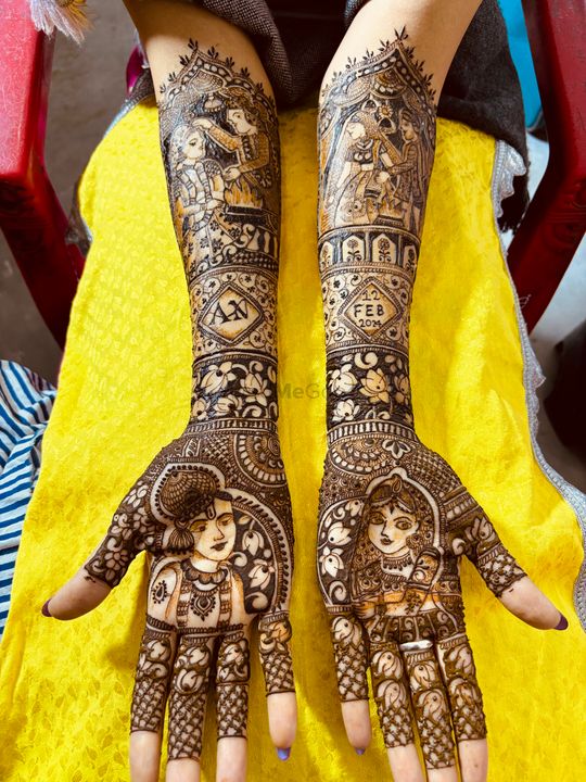 Pin by Deepa Loganathan on simple back | Basic mehndi designs, Bridal hair,  Mehndi