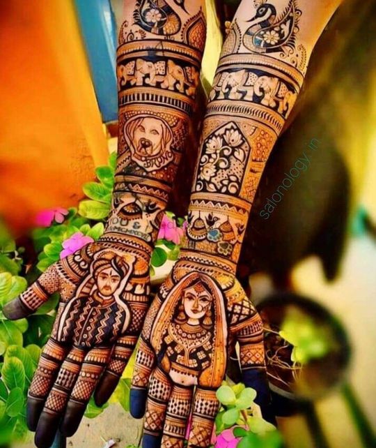 115 Latest Bridal Mehndi Designs with Images (2020) | Black mehndi designs,  Latest bridal mehndi designs, Mehndi design images