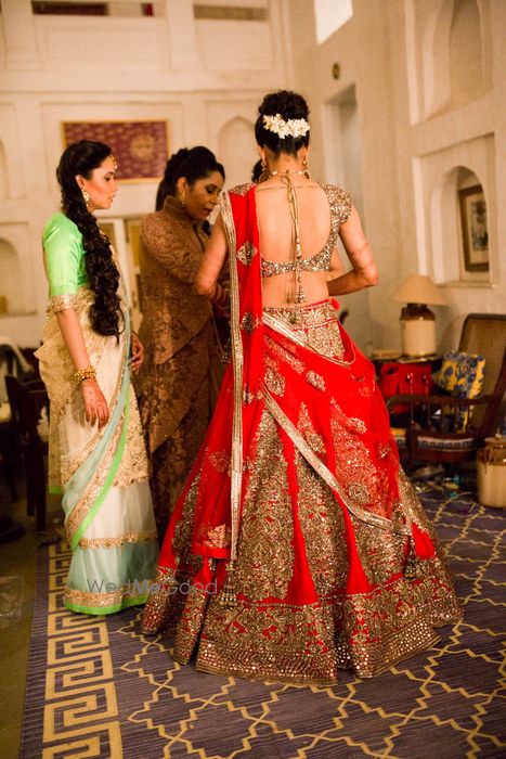 full flared bridal lehenga