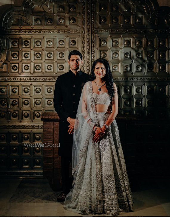 sangeet couple dress