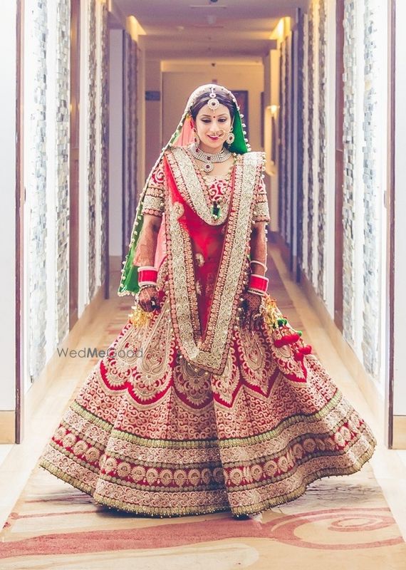 heavy dulhan lehenga