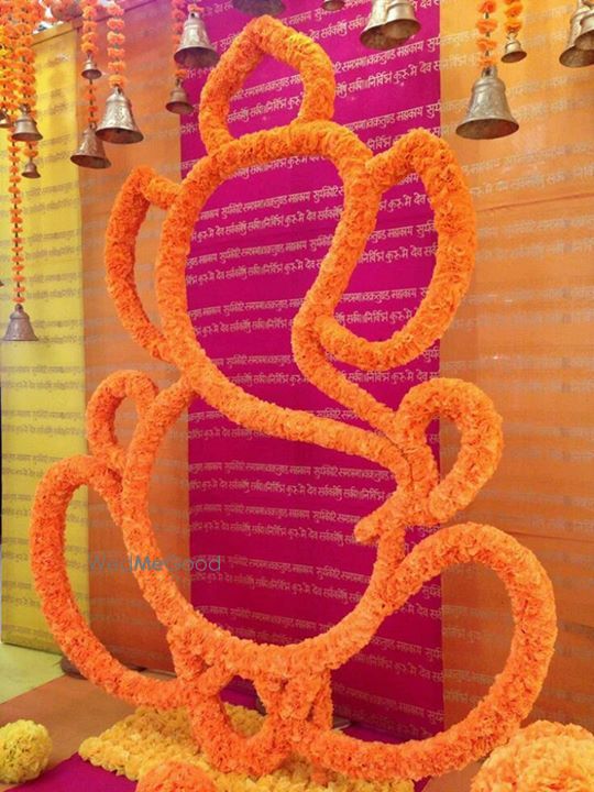 Photo Of Genda Flower Ganesh Ji