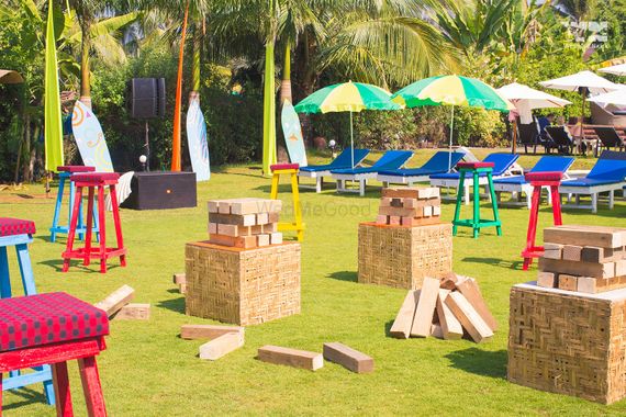 Photo Of Fun Activity Giant Jenga For Destination Weddings