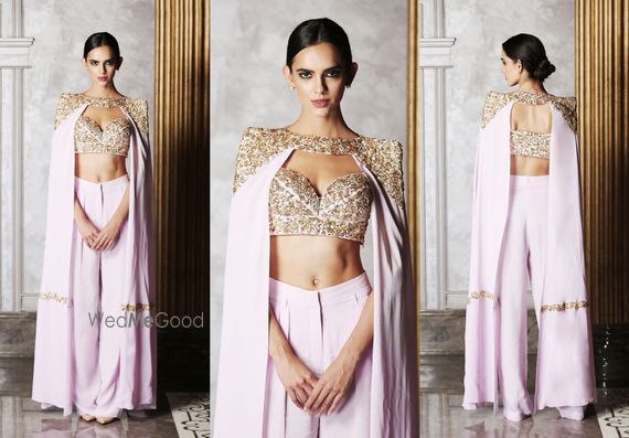indo western dresses for cocktail party