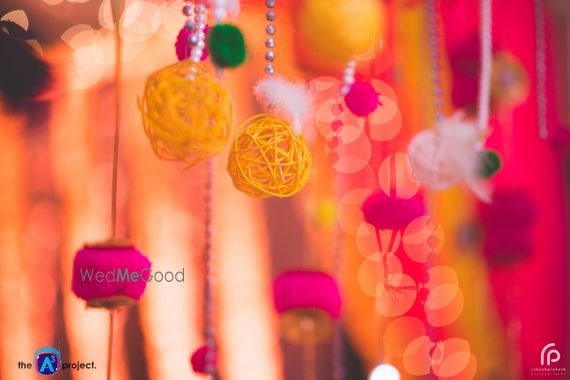 Photo Of Diy Mehendi Decor Ideas With Yarn Balls