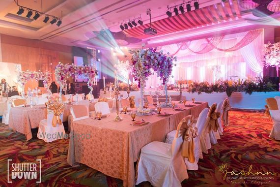 Blush Ivory Wedding Reception Jashnn Signature Weddings