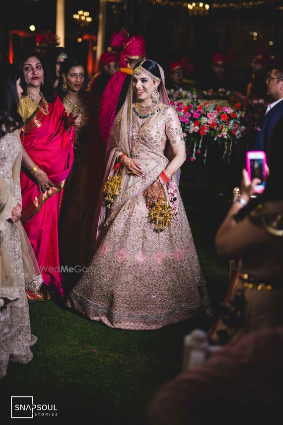 Sabyasachi light pink lehenga Clearance