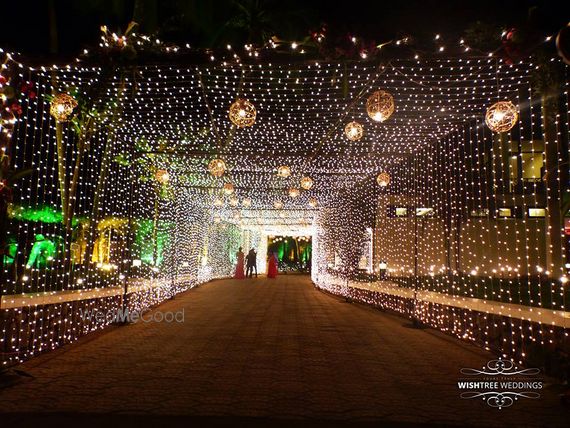 Photo Of Fairy Lights Ceiling Entrance Decor