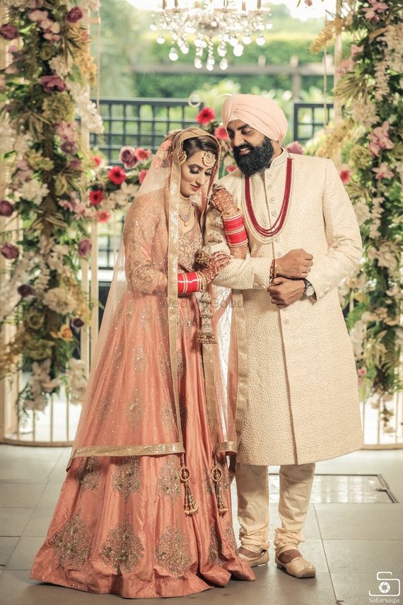 sikh bride and groom