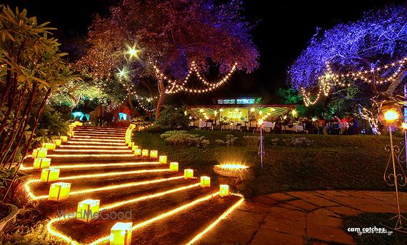 Photo Of Fairy Lights In Wedding Decor