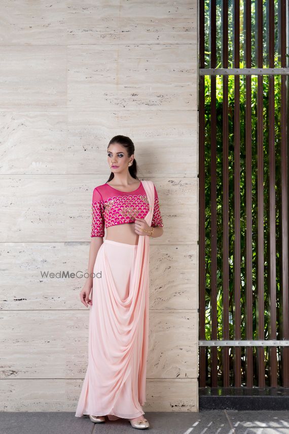 western saree style