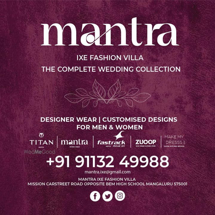 Mantra Ixe Fashion Villa Bridal Wear Mangalore Prices Reviews