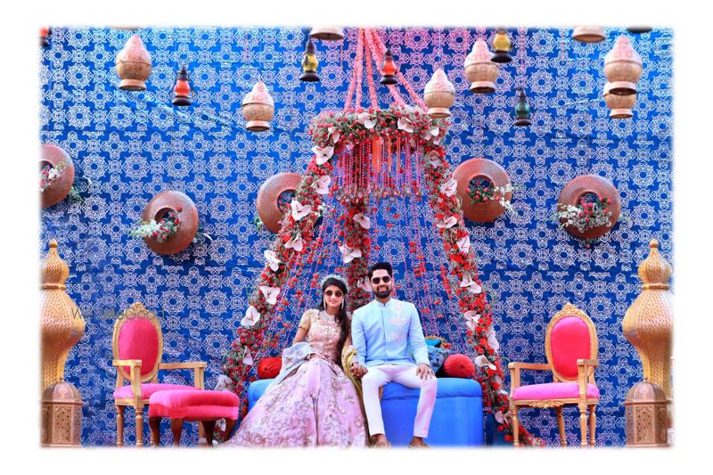 Photo of Tent mehendi decor