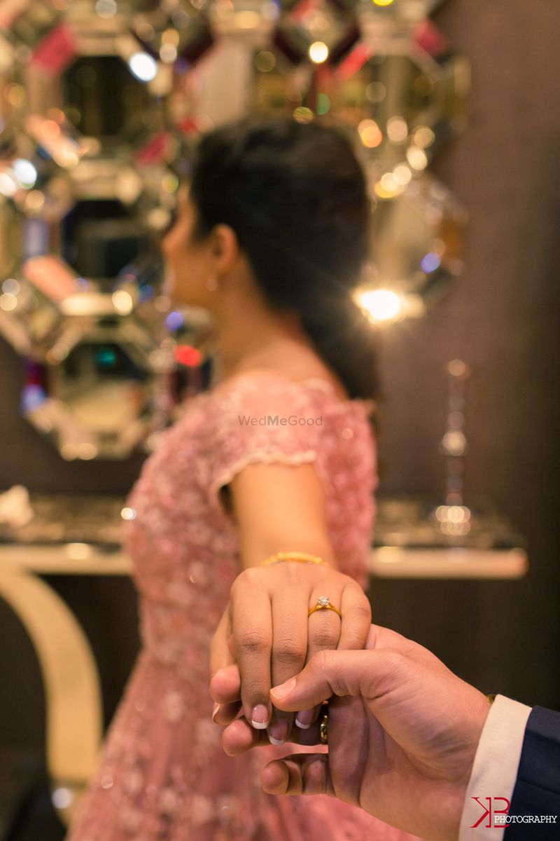 Engagement Ceremony; Indian Groom Putting A Wedding Engagement Ring On  Finger Of Bride. Stock Photo, Picture and Royalty Free Image. Image  144957678.