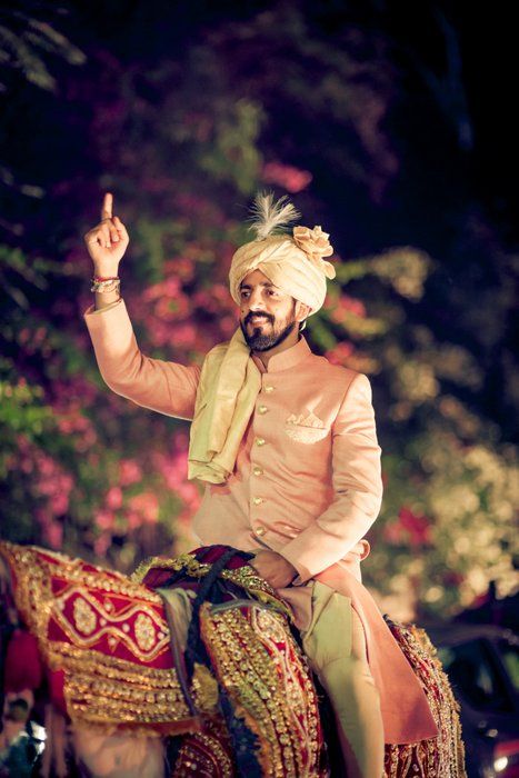 Sharwin Photo of baby pink sherwani for the groom