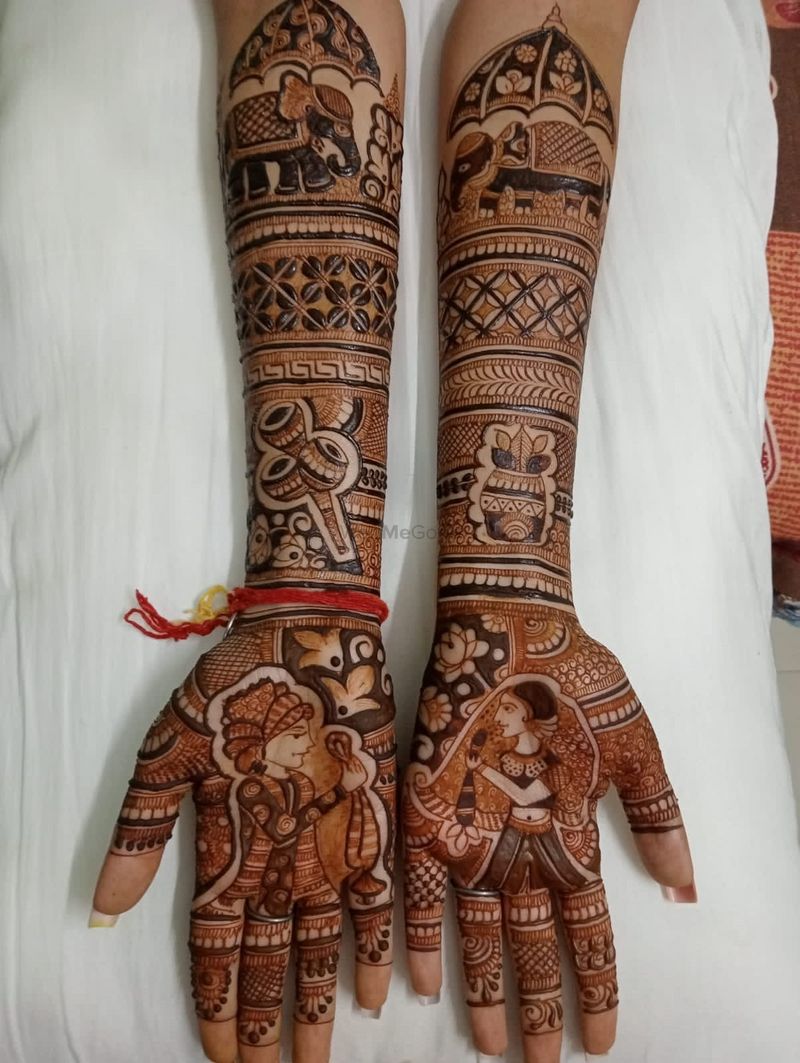 Bridal mehandi design with doli baarat #mehndi #bride #bridal #reels  @viral_reels_50k #viralreels #trendingreels #instafamous #bollywood… |  Instagram